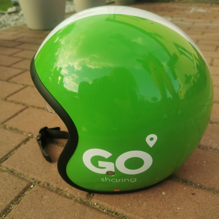 Kask rowerowy, na skuter, hajnoge