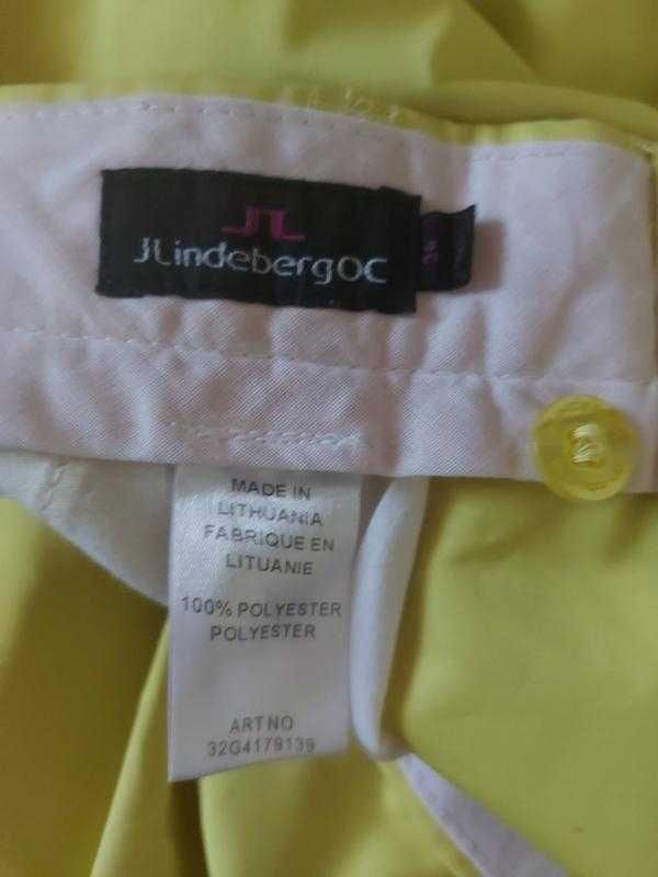 Штани лимонного кольору на розмір 48-50  J Lindeberg.