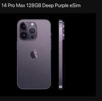Продам свой Iphone 14 pro max eSIM deep purple Идеал