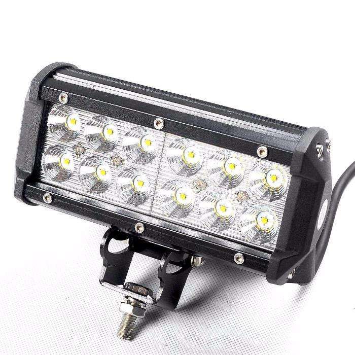 Barra led 36 watt 3612F com 3100 lumens (Espalhador) + KIT CABLAGEM