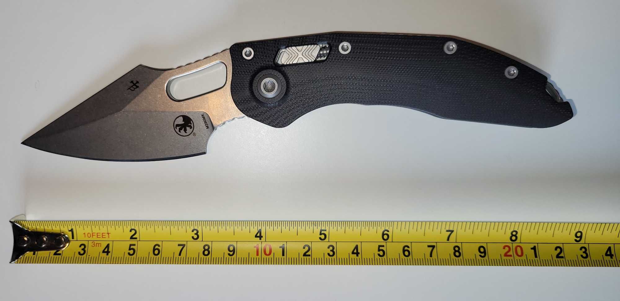 Nóż składany EDC Microtech Stitch Ram-Lok Black G10