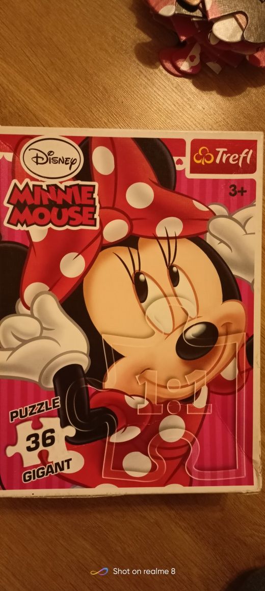 Puzzle Maxi Myszka Minnie