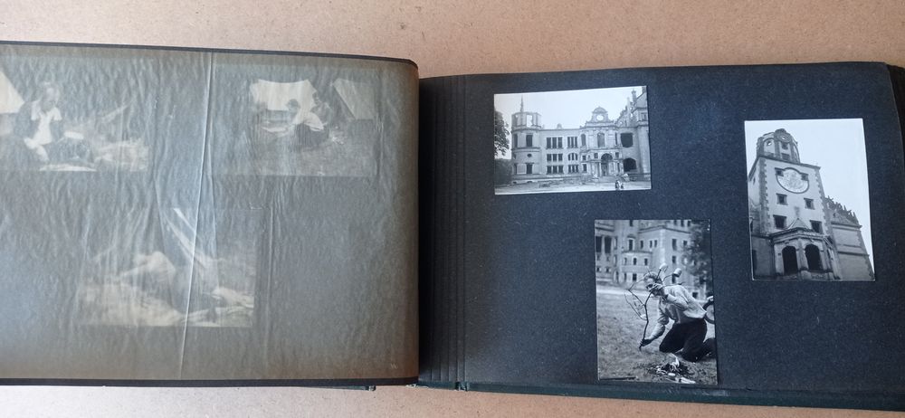 Album ze zdjęciami PRL motoryzacja, miasta, pomniki