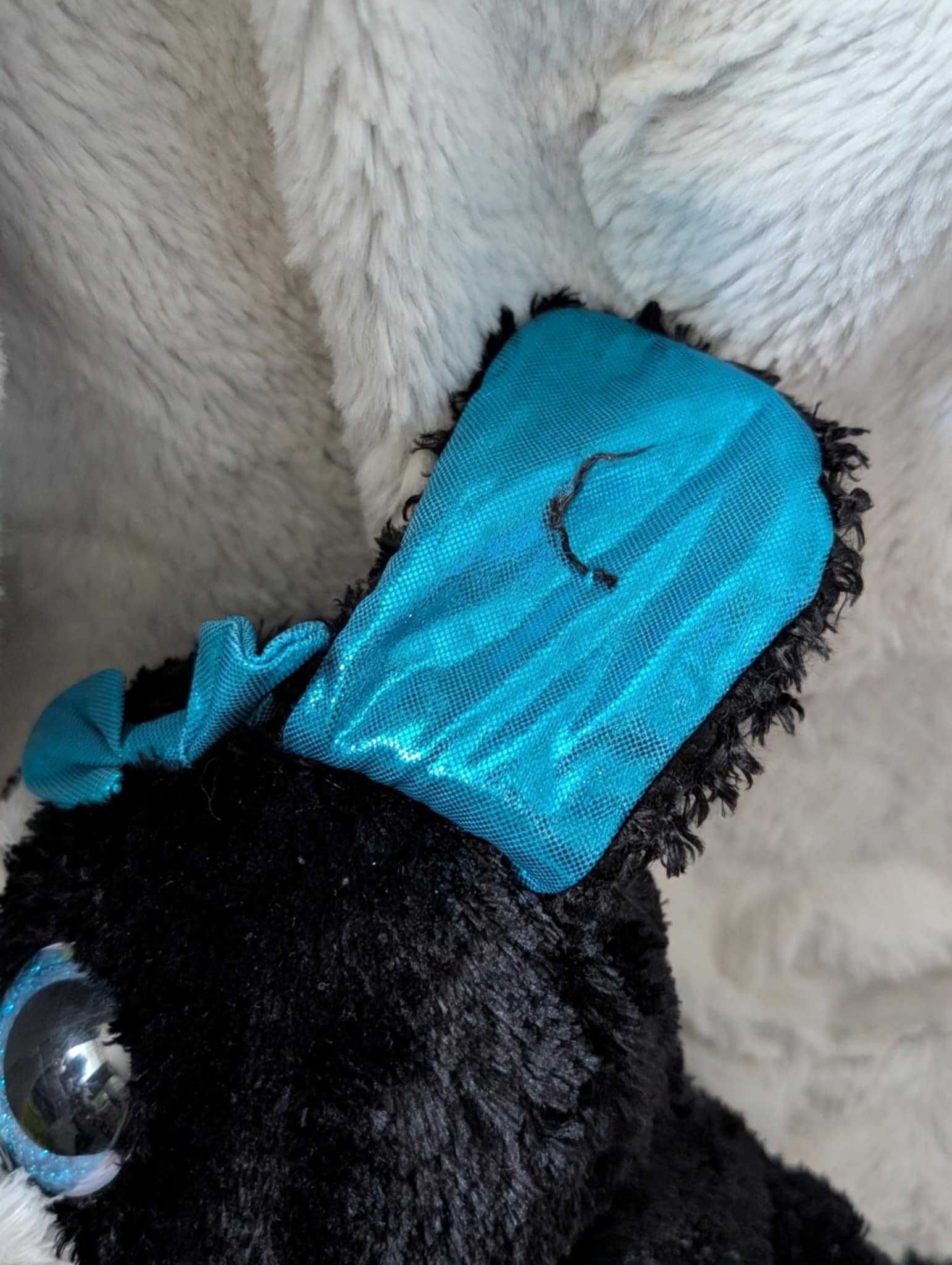Ty Beanie Boos Piesek z Kokardką Oczy Brokat