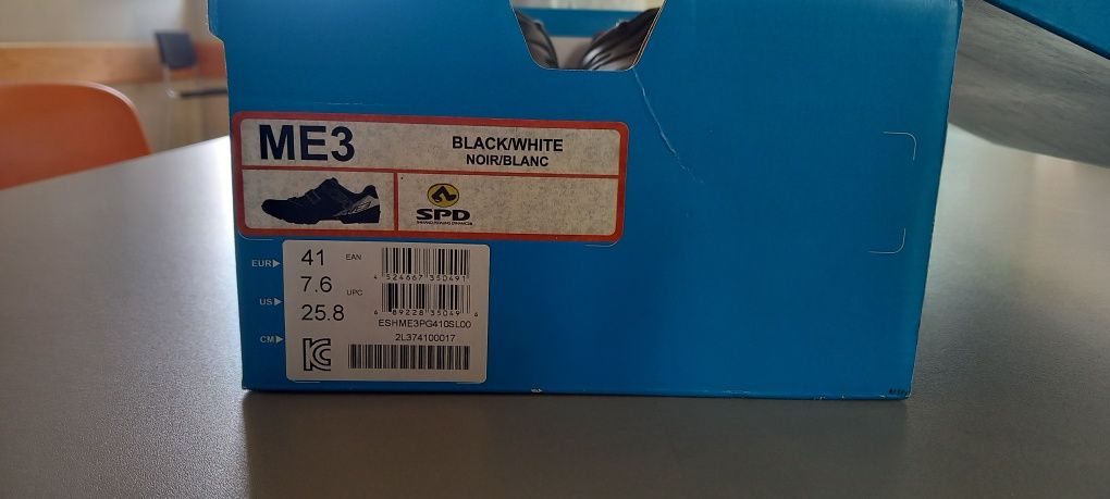 Tenis bicicleta Shimano m3E de engate rápido como novos