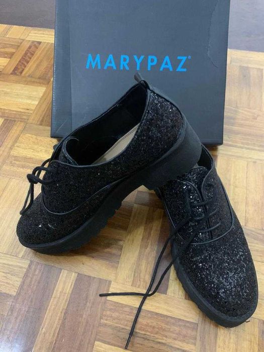 Moccasins Pretos Brilhantes
