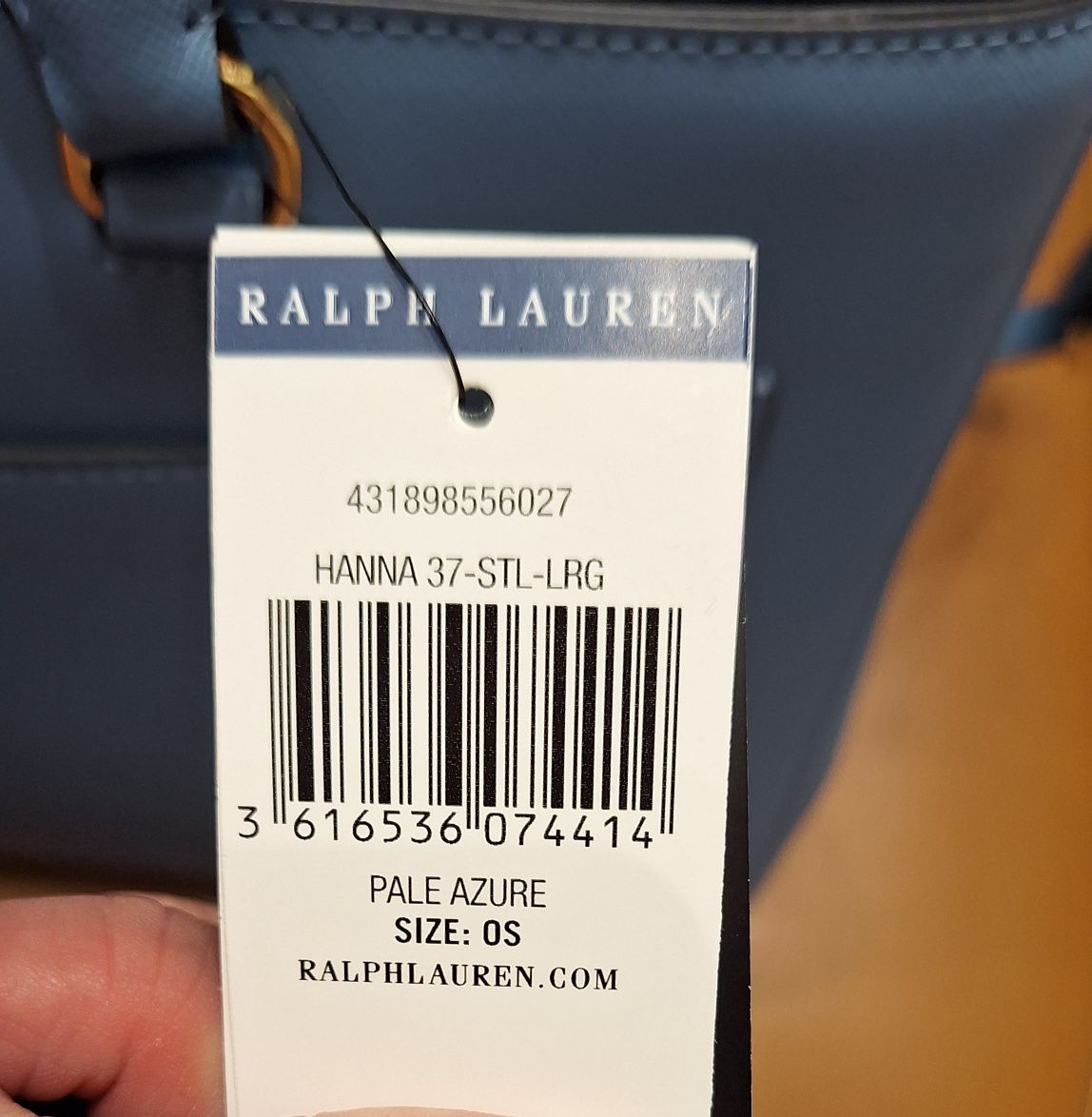 Ralph Lauren elegancka torebka skóra