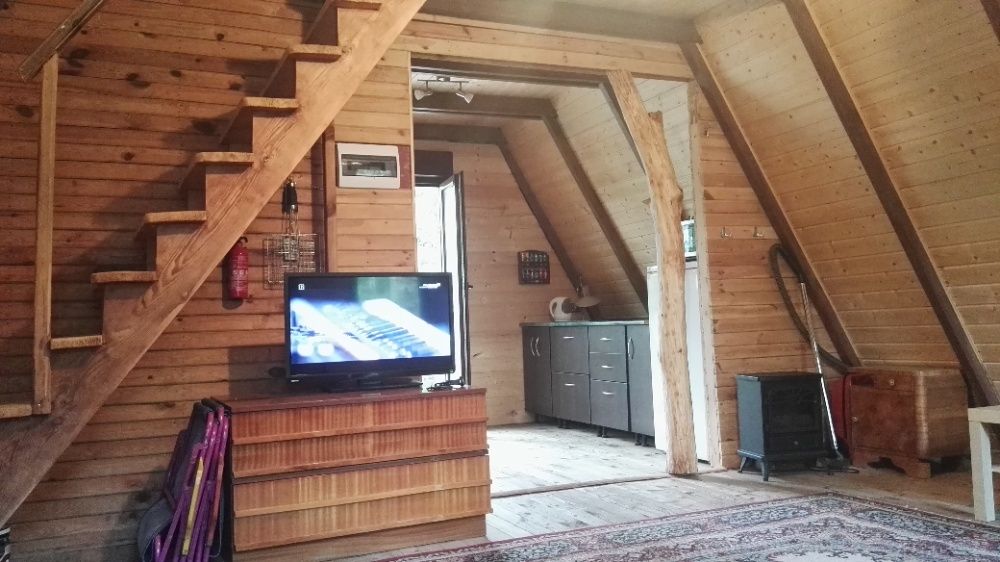 Domek Milena w Turawie z linią brzegową