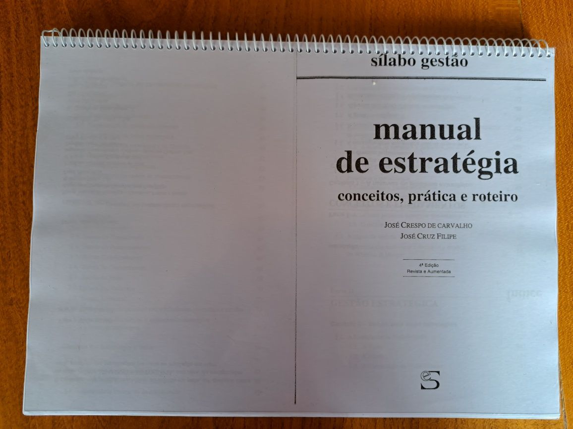 Manual de estratégia, conceitos, prática e roteiro