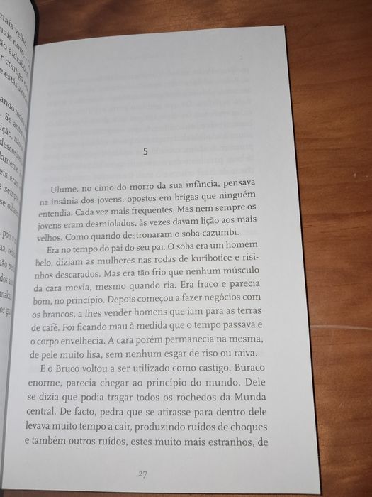 Livro A Fábula do Gágado Velho de Pepetela