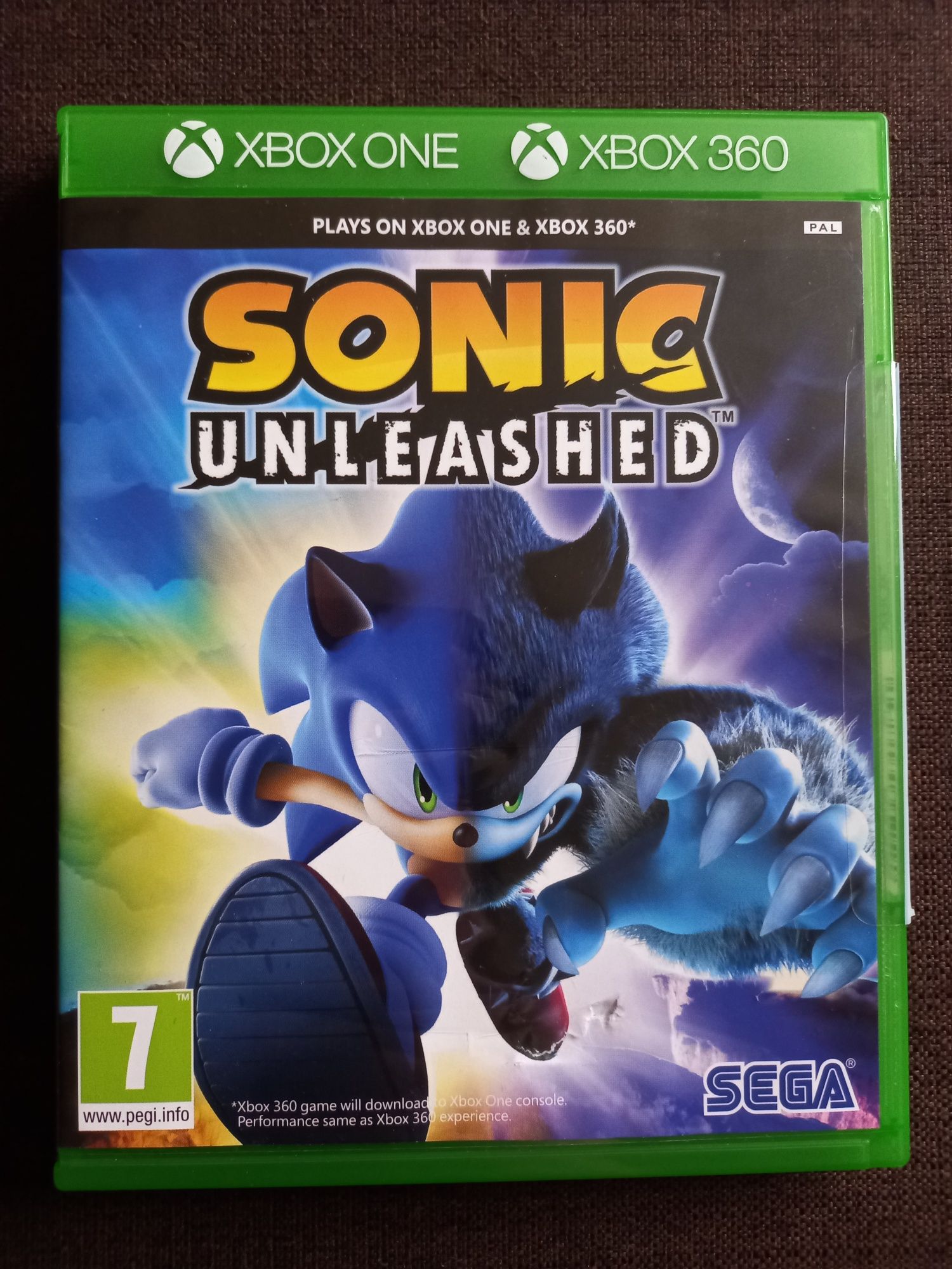 Gra Sonic Unleashed na xbox 360 xbox one