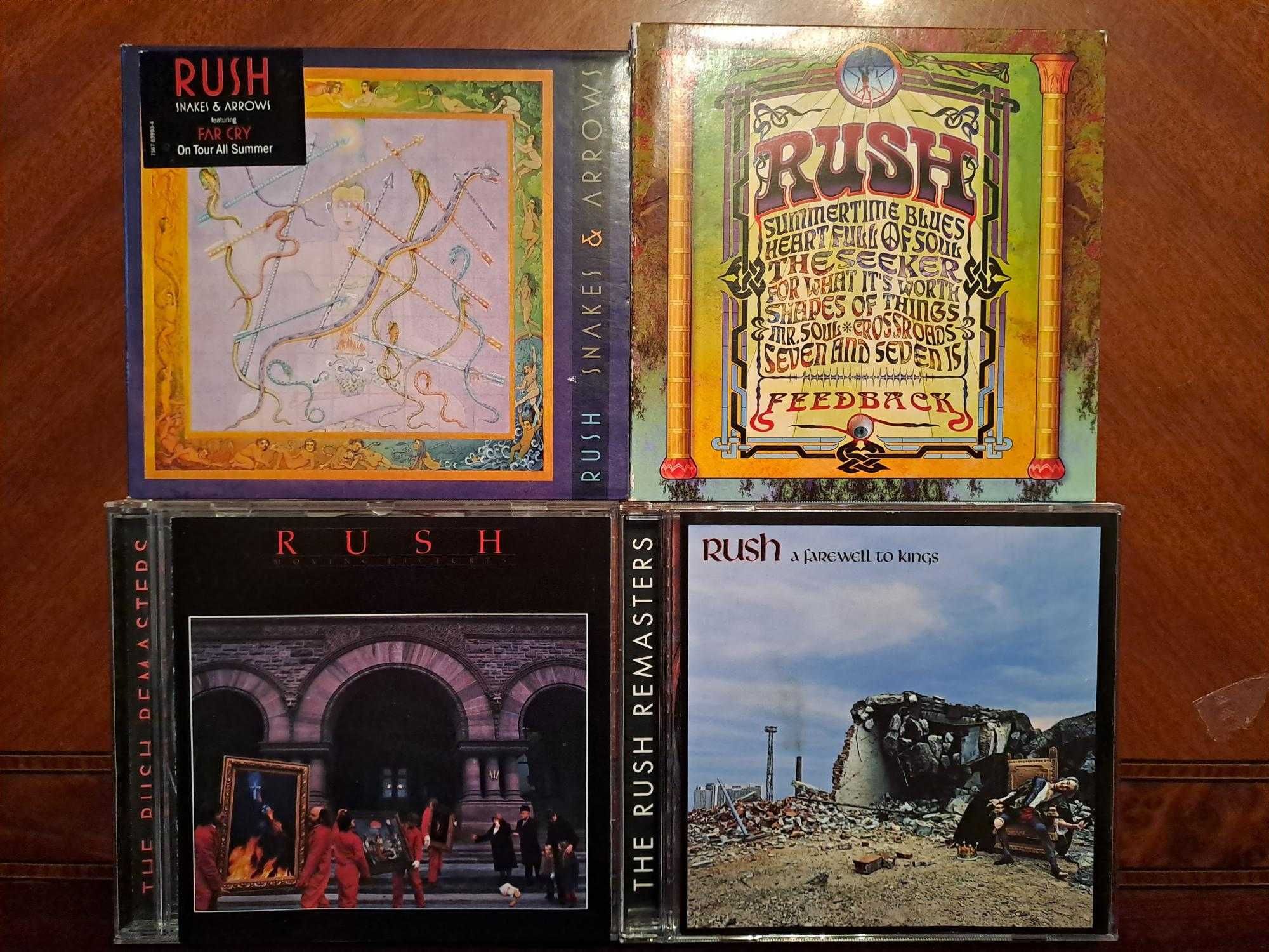 RUSH - płyty CD ‎–wydania nowsze zremasterowane oraz starsze i rzadsze