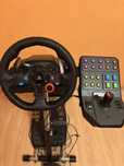 Kierownica Logitech G29 + pedały + stojak + panel Saitek