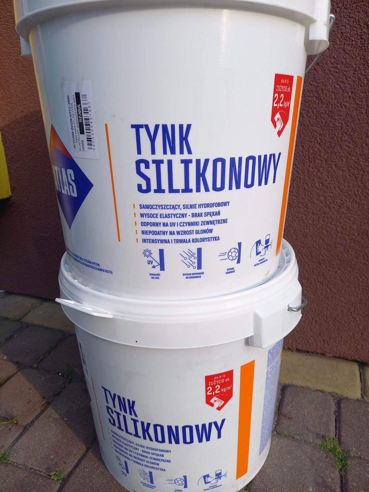 Tynk silikonowy brązowy