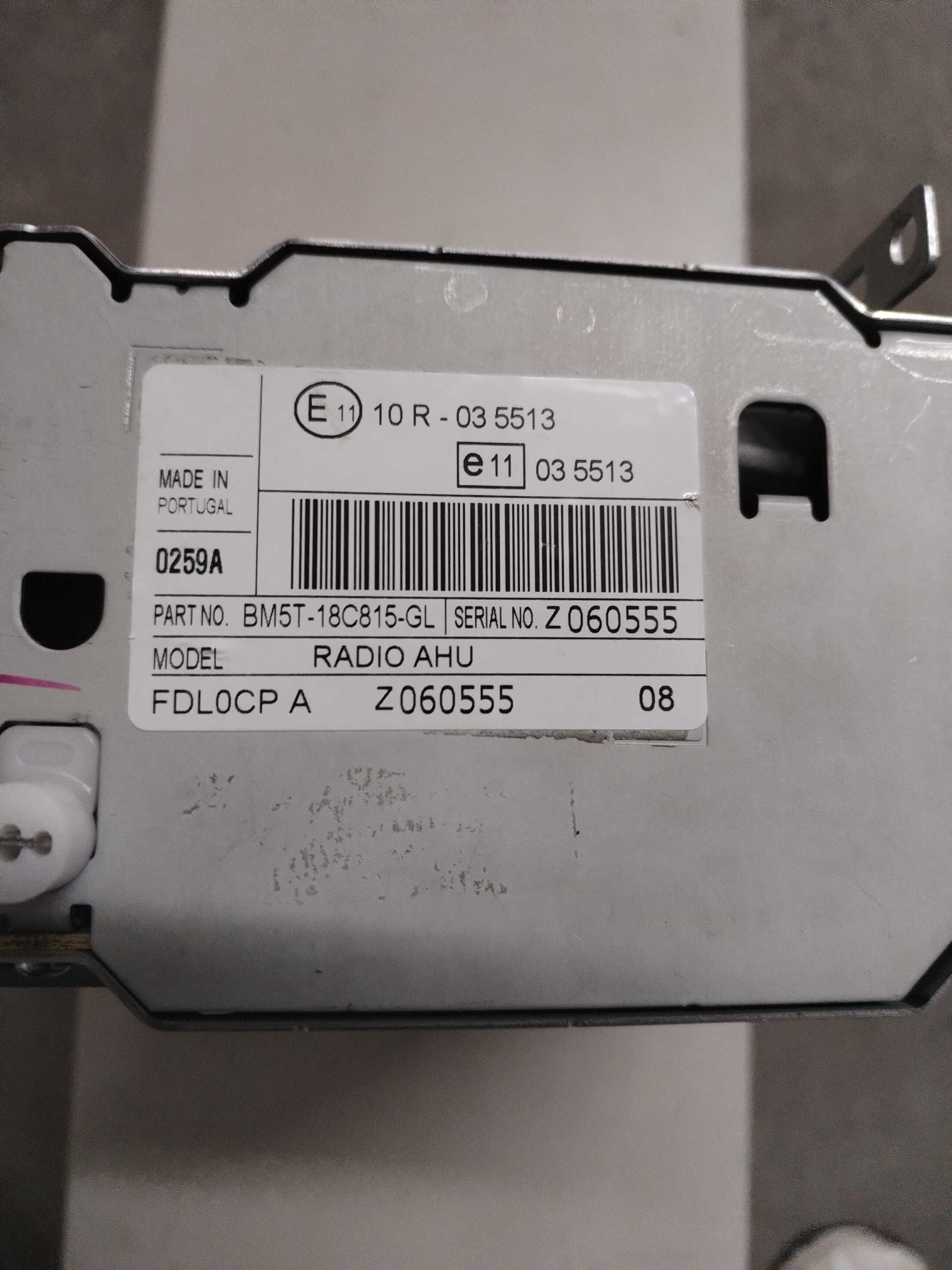 Radio Ford Focus do Ano 2013