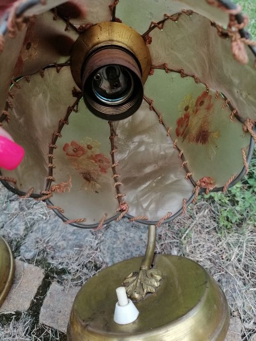 Lampki nocne art deco 2 szt, vintage