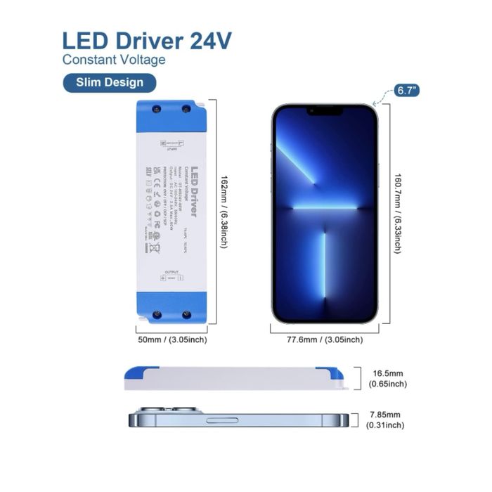 Светодиодный блок питания VARICART 60W LED Driver