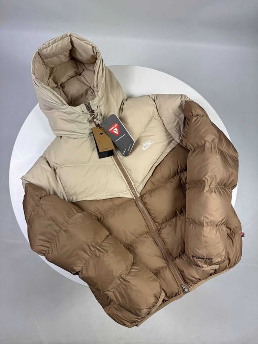 !SALE! Пуховик Nike NSW Storm-Fit Brown/Beige S M L XL XXL найк нсв
