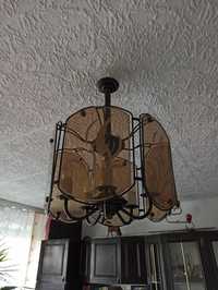 Lampa wisząca 40x53cm + 5 żarówek