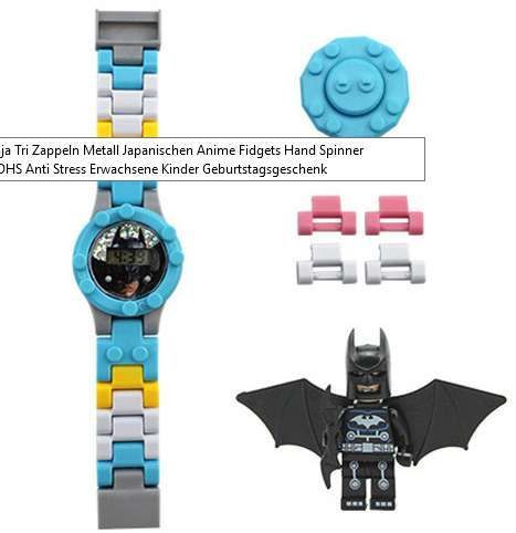 Zegarek lego AVENGERS z figurką rozne wzory BATMAN IRON MAN spiderman