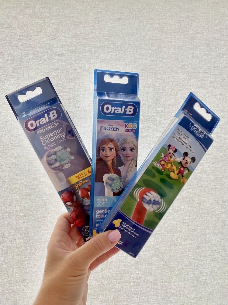 Oral-B Braun насадки змінні дитячі та дорослі всі моделі в наявності