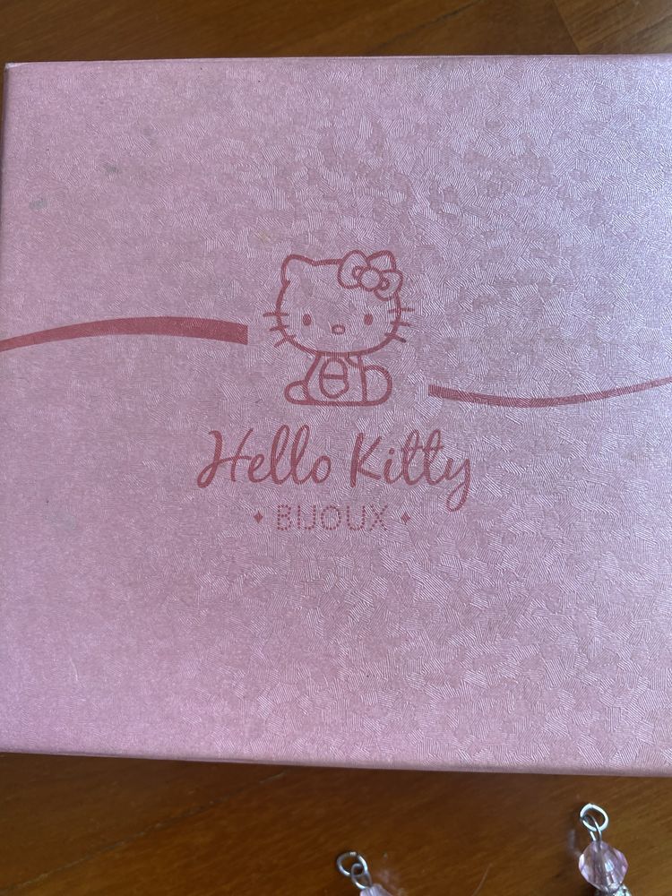 Colar e brincos Hello Kitty bijoux sanrio