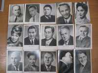Старинные открытки фотографии актеров 1950-1960-х