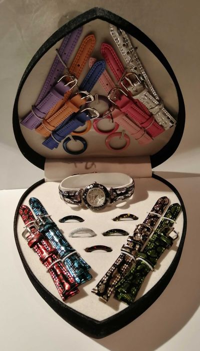 Zegarek damski piękny zestaw prezentowy- 10 w jednym