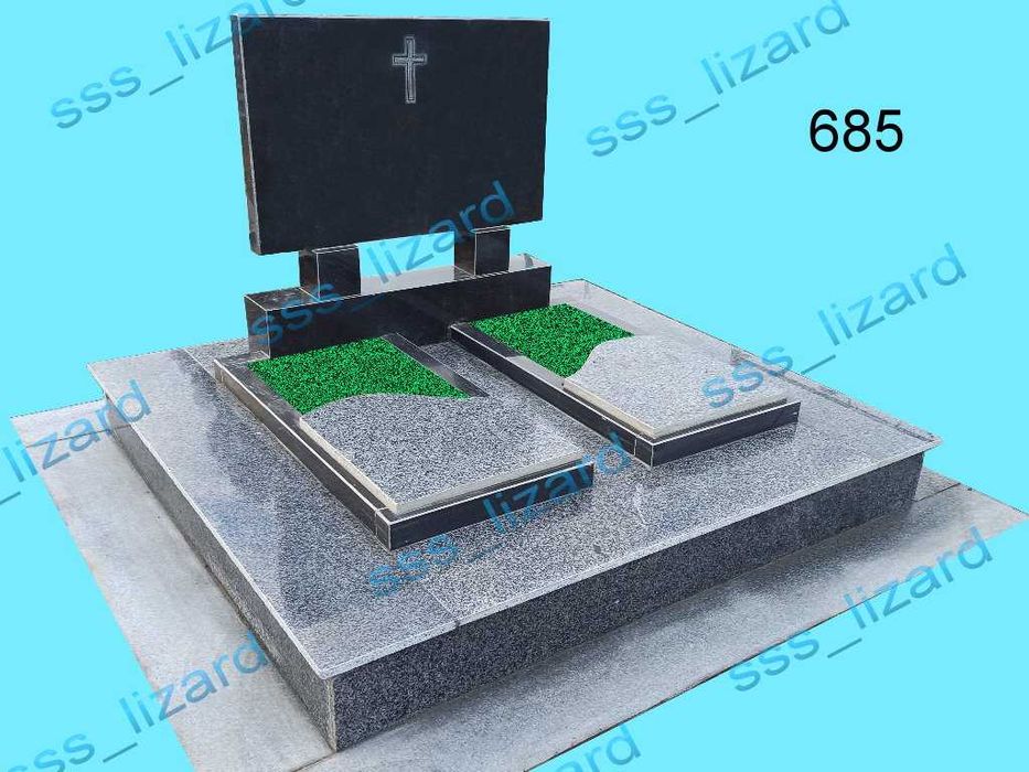 Пам'ятники подвійні, виготовлення та встановлення