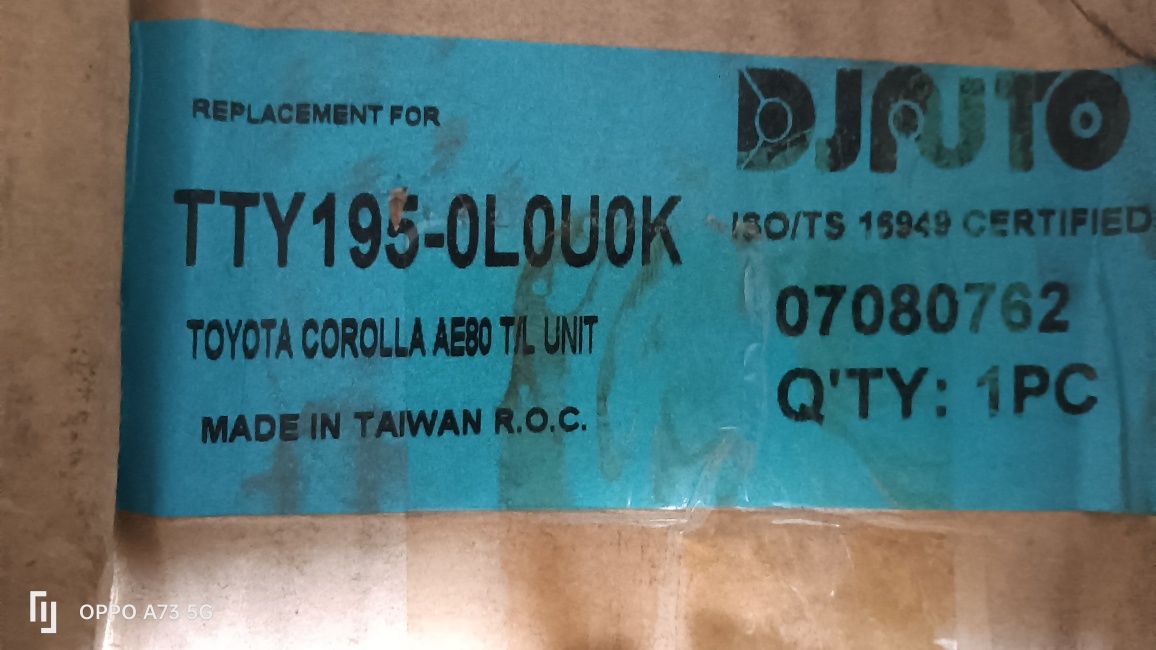 Farolim Toyota Corolla ae80 1986 esquerdo