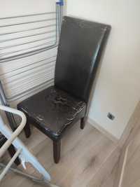 Krzesła do renowacji z pokrowcami