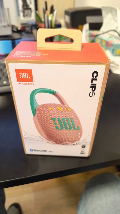 Głośnik Bluetooth JBL Clip5 różowy