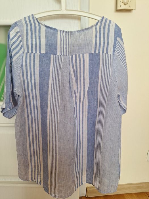 Bluzka lnianą włoska nowa z metkami roz..Uniwersalny