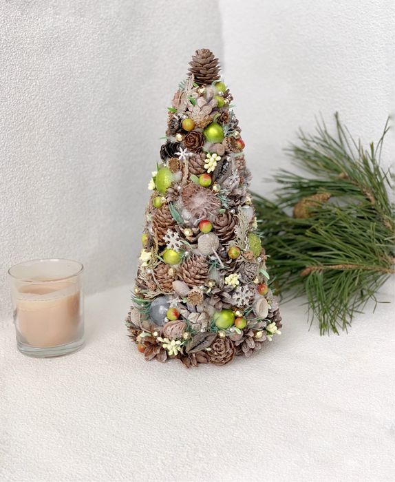 Декоративна новорічна ялинка.Подарунок новий рік,різдво,миколая