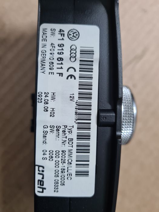 PANEL MMI sterowania radia konsola radio Audi A6 C6 S6 2006r Europa