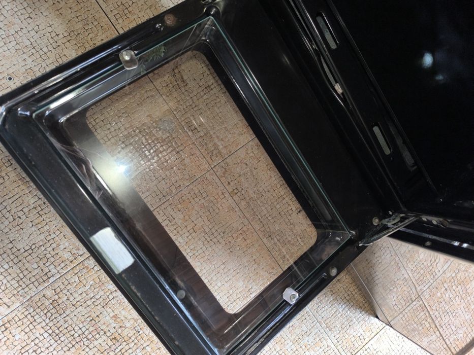 Fogão a Gás Inox 5 Bicos+Forno "Bico Central Não Funciona" c/ redutor