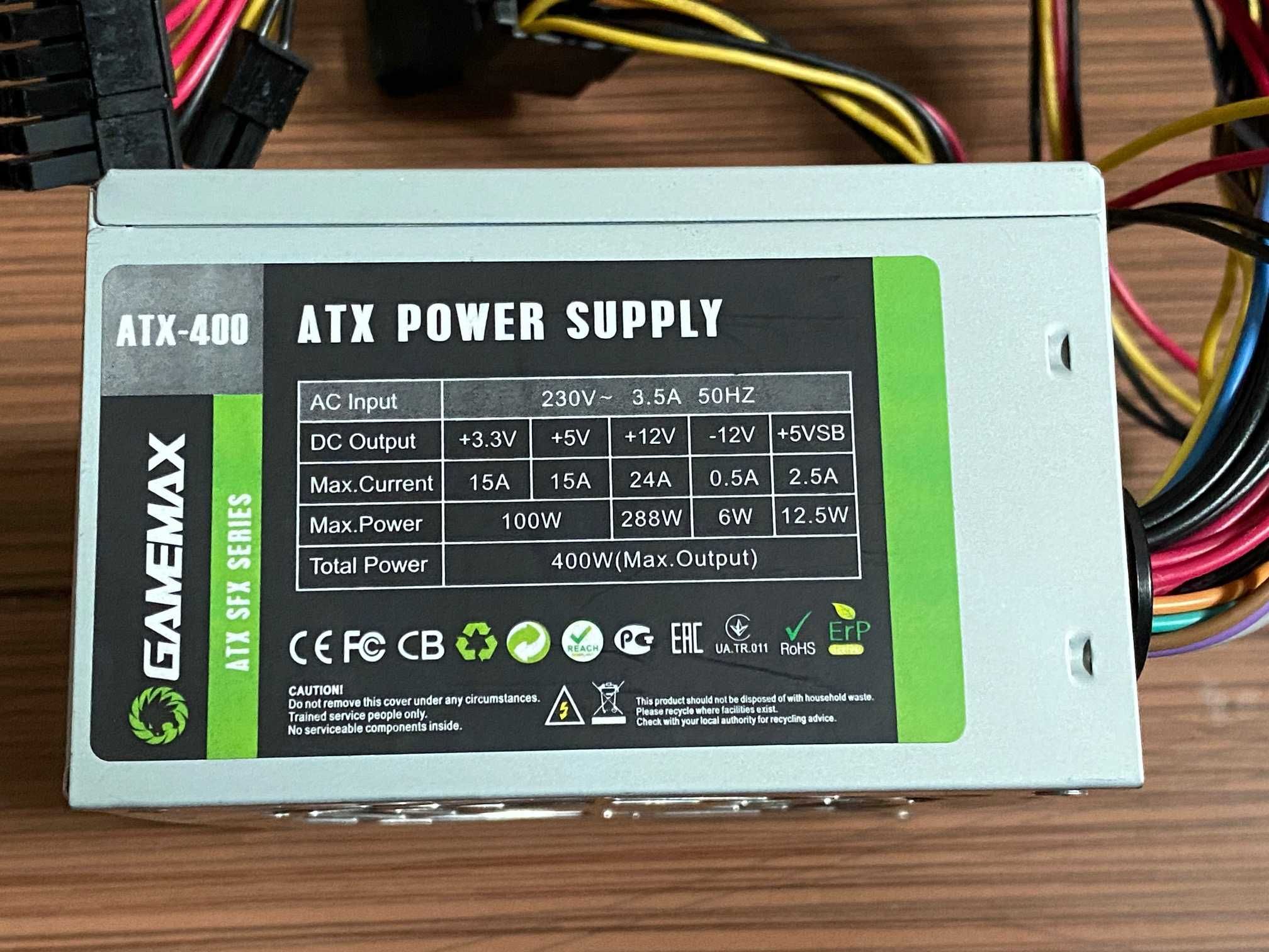 ATX Блок питания формата SFX.  GameMax ATX-400 W