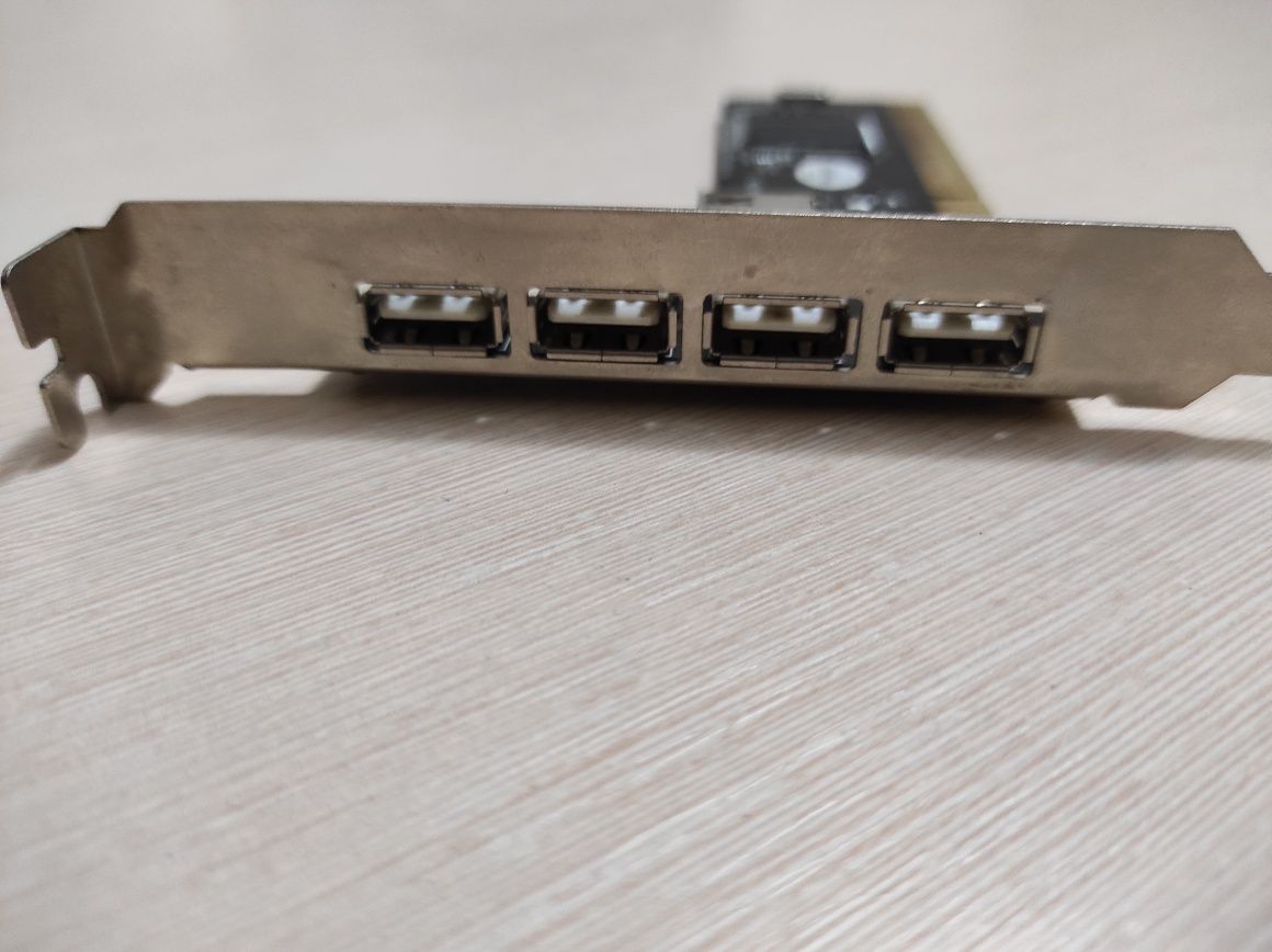 Плата USB портов PCI