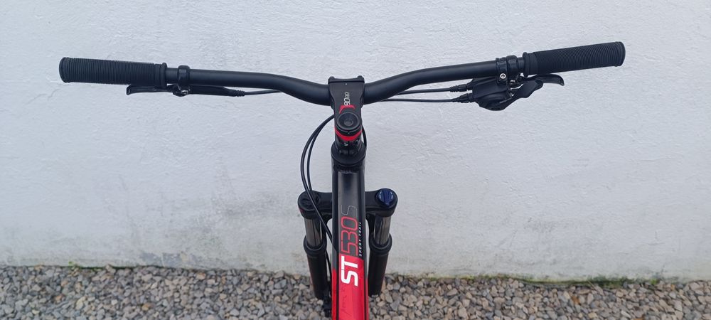 Bicicleta ROCKRIDER BTT ST 530 Preto/Vermelho 27,5"