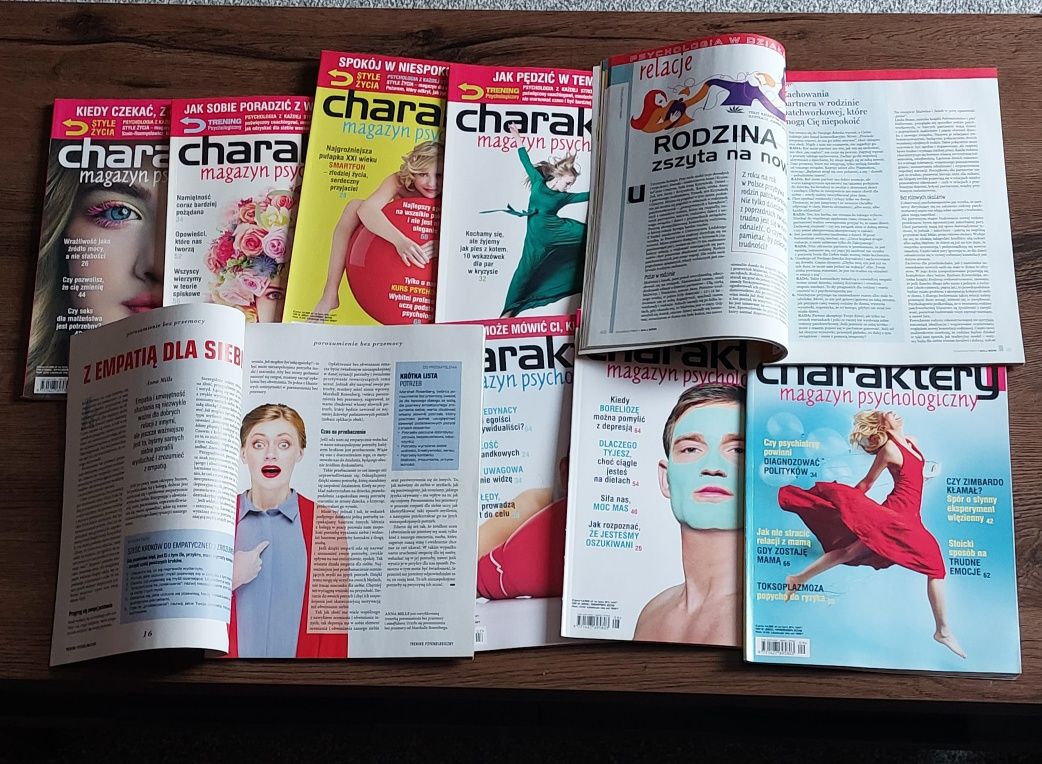 Charaktery magazyn psychologiczny 14 sztuk