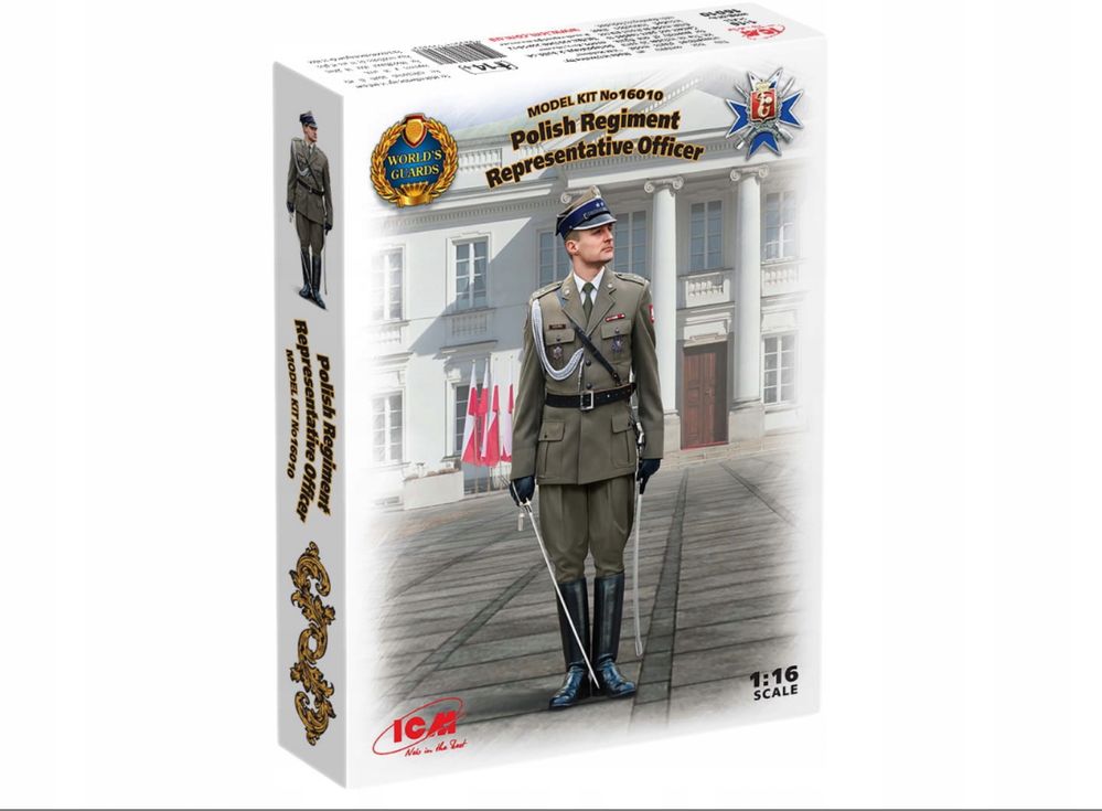 figurka model ICM 16010 Polish Regiment Representative Officer