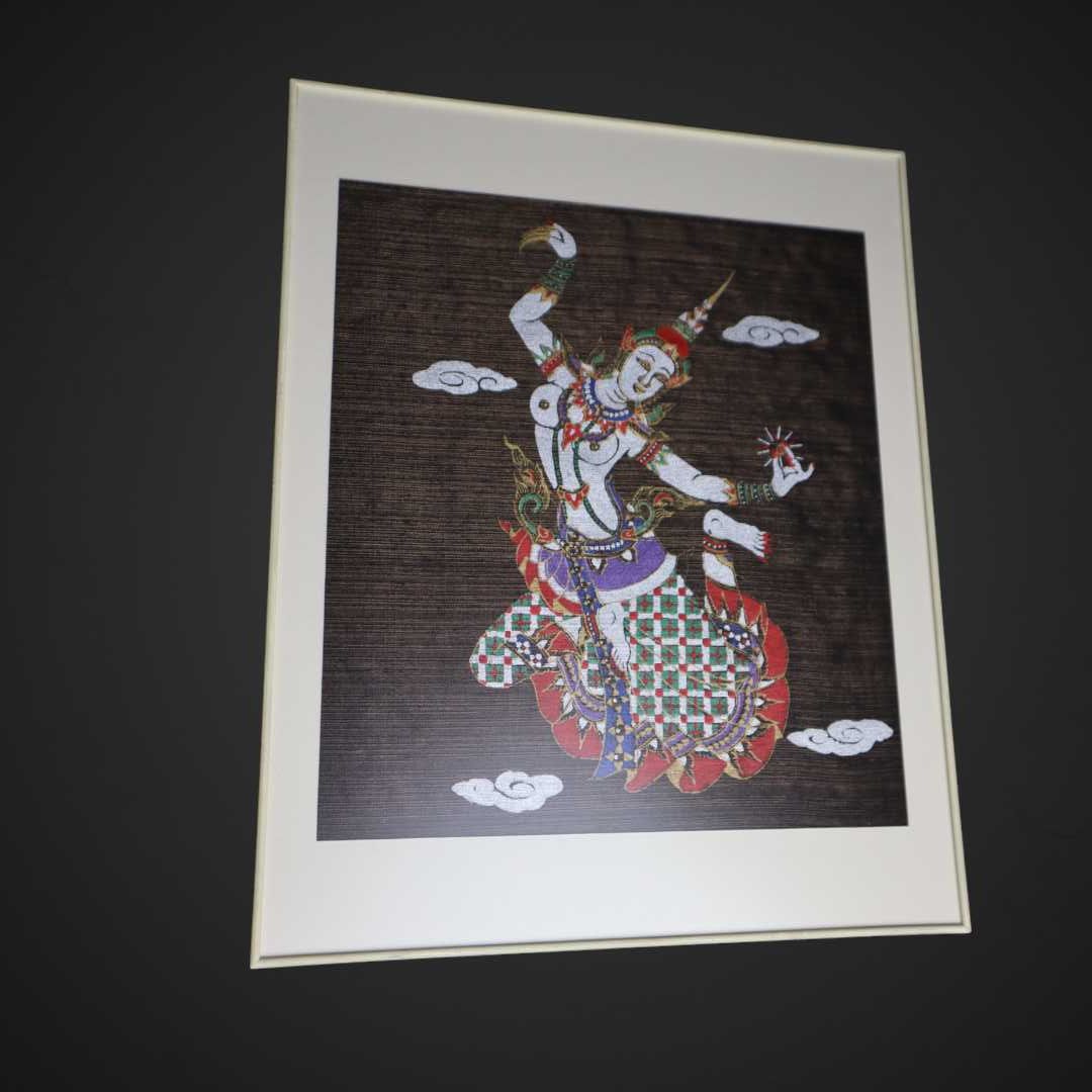 Indyjski obraz na materiale  Shiva b41/120855