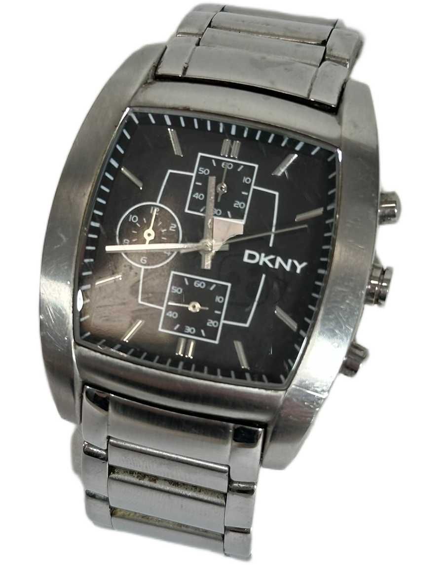 Zegarek męski kwarcowy srebrny DKNY NY1234 elegancki