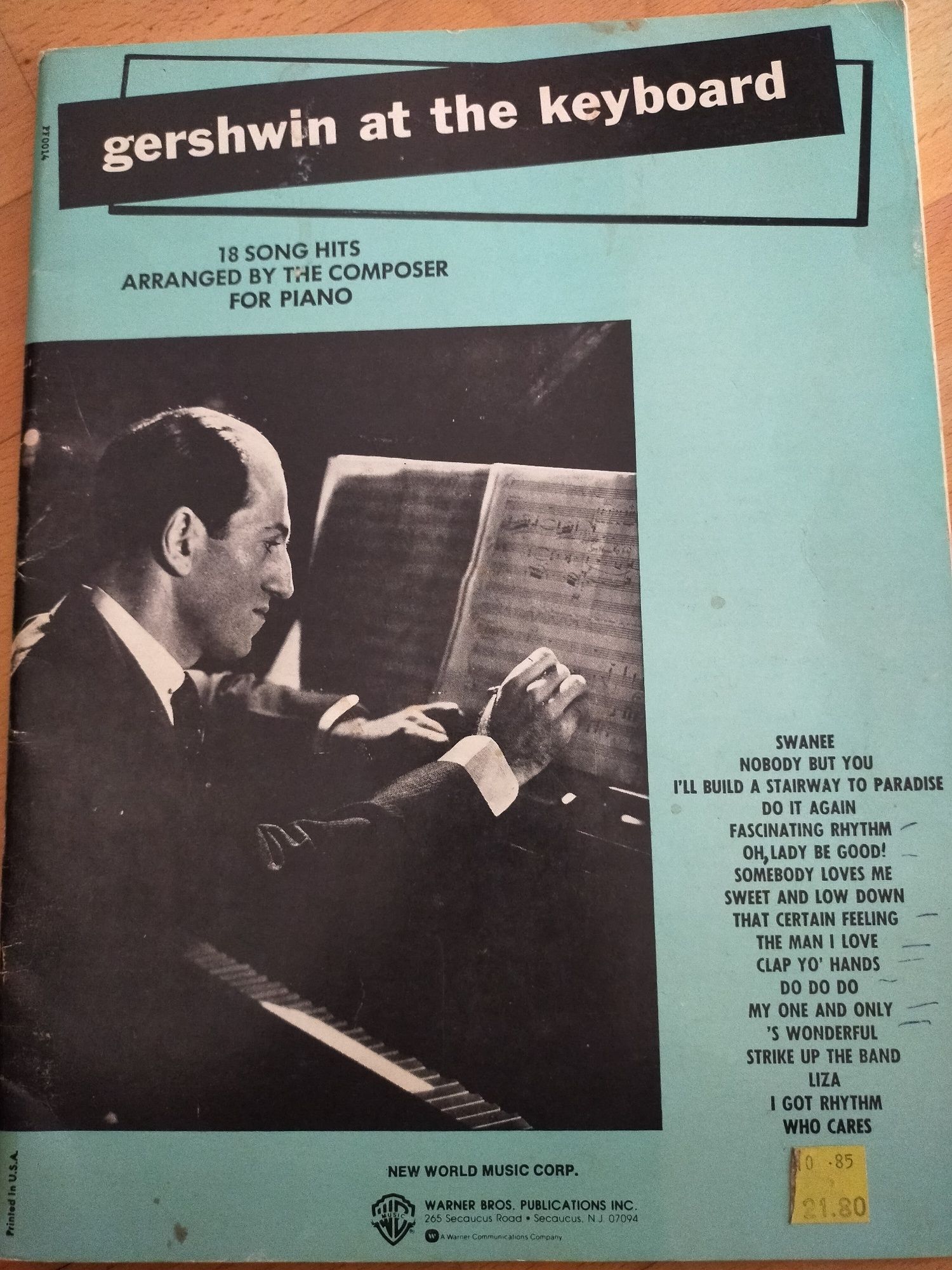 G.Gershwin 18 song hits