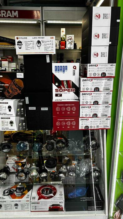 Лінзи BI LED лінзи в фару Decker AMS Drivex Sigma Cyclone Линзы в фару