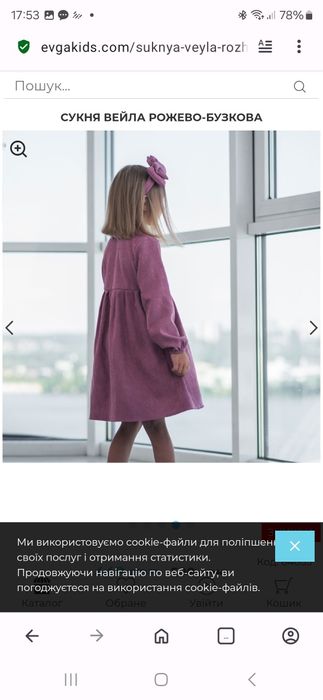 Сукня для дівчинки 116-122 evgakids