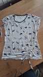 T-shirt taliowany na lato rozm L