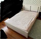Cama casal ikea songesand 140x200 (estrado e colchao incluido)