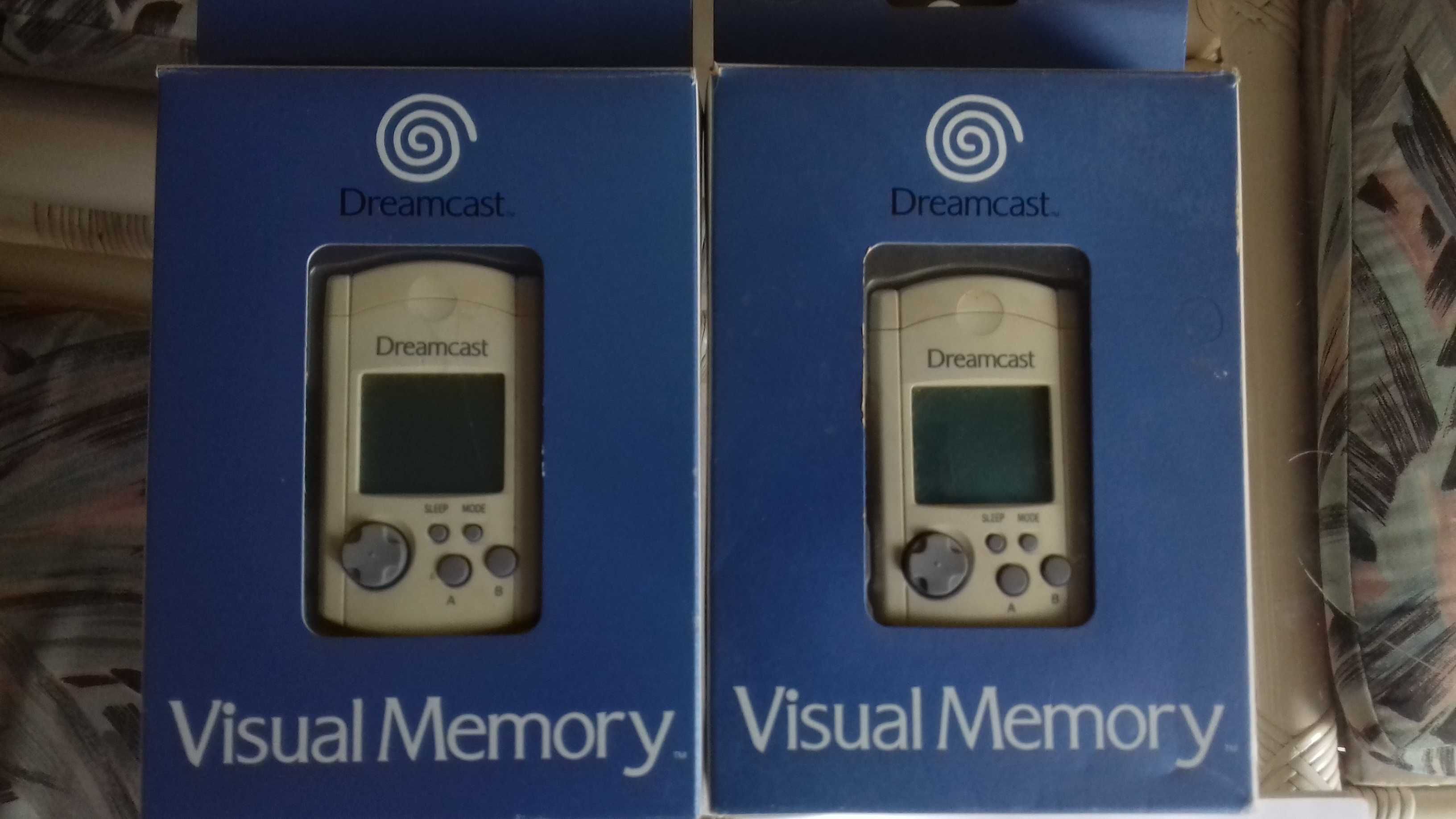 Visual Memory Dreamcast usados com caixas originais