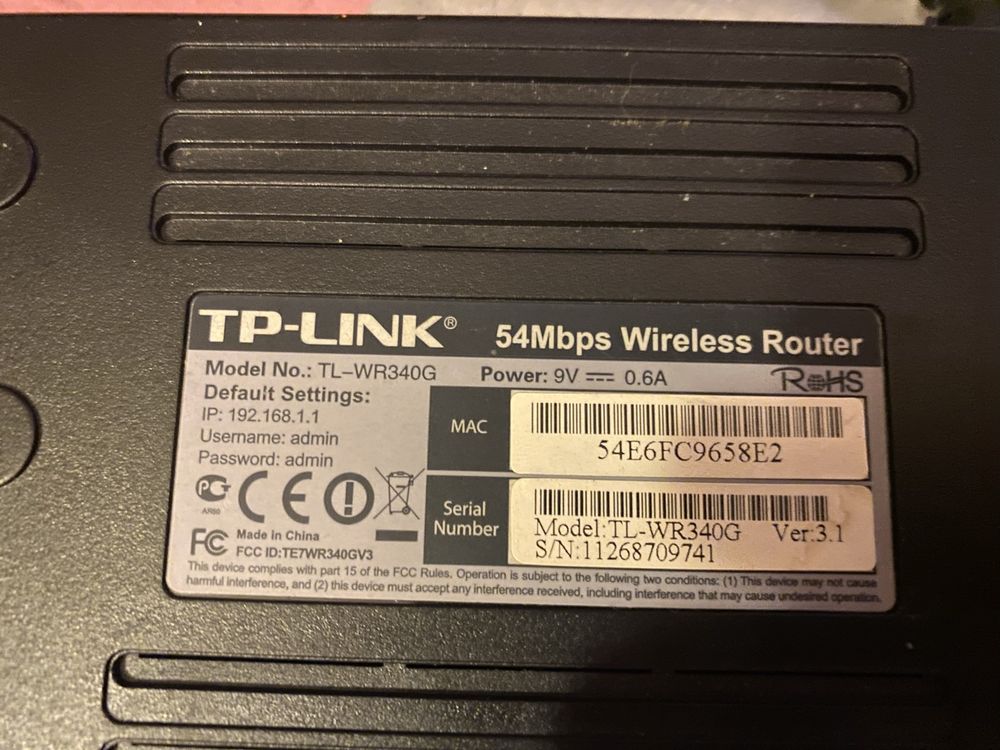 Router TP-link do internetu sprawny